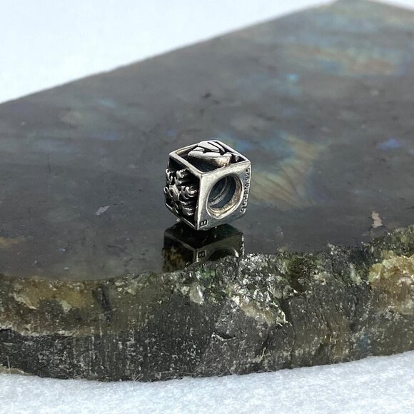 Chamilia Sterling Silver 925 CHAM Square Four Seasons Charm Bead - Picture 12 of 15